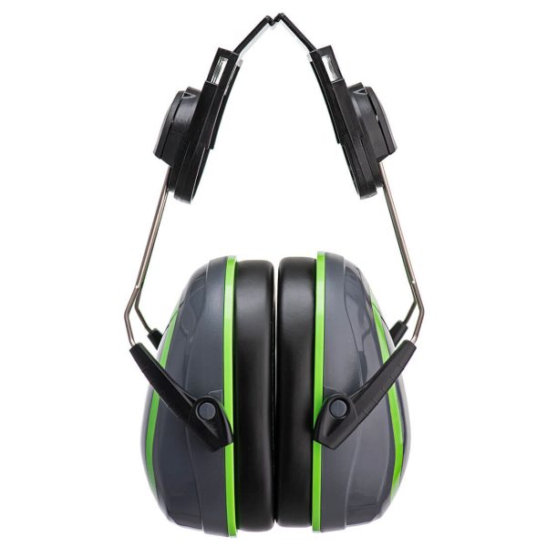 PW75 - HV Extreme oorbeschermers SNR 22dB  Laag Clip-On Grijs/Groen - 18 stuks