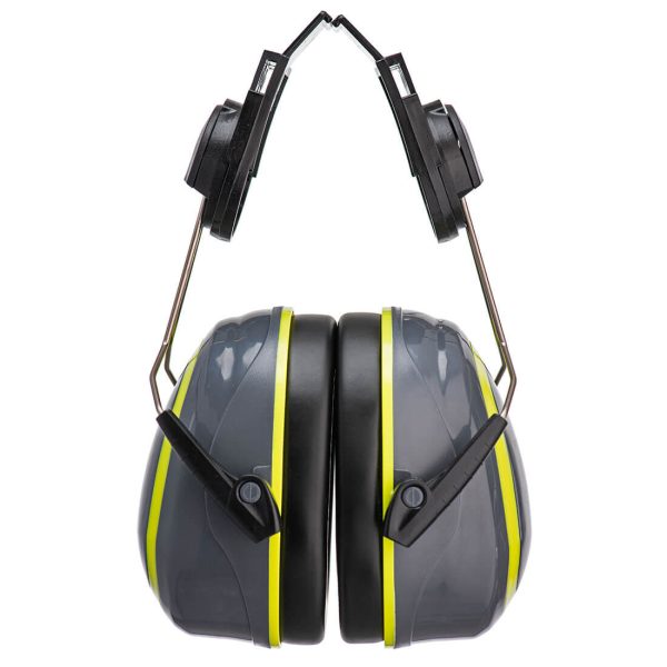 PW76 - HV Extreme oorbeschermers SNR 25dB  Laag Clip-On Grijs/Geel 18 stuks