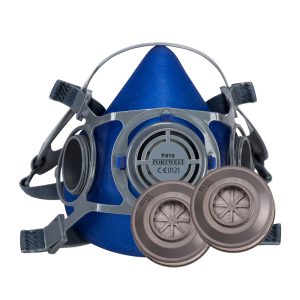P418 - Auck Halfgelaatsmasker Kit Blauw per doos (20 stuks)